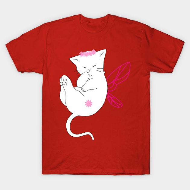 cat fairy T-Shirt by Flow Na